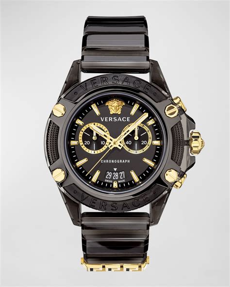 versace wdiamomdatches for men|Versace watch 44mm.